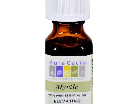 Aura Cacia Pure Essential Oil Myrtle - 0.5 Fl Oz Online Hot Sale