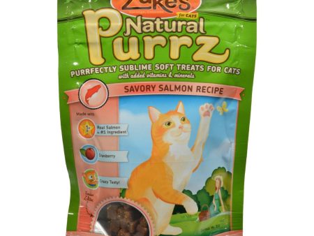 Zuke s Natural Purrz Cat Treats Salmon - 3 Oz Sale