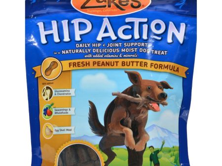 Zuke s Hip Action Dog Treats - Peanut Butter Formula - Case Of 12 - 6 Oz Sale