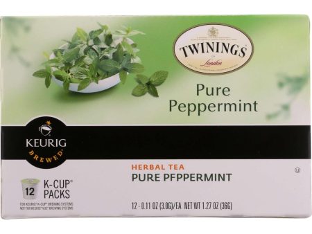 Twinings Tea Tea - K-cup Pods - Pure Peppermint - 12 Count - Case Of 6 Online Hot Sale