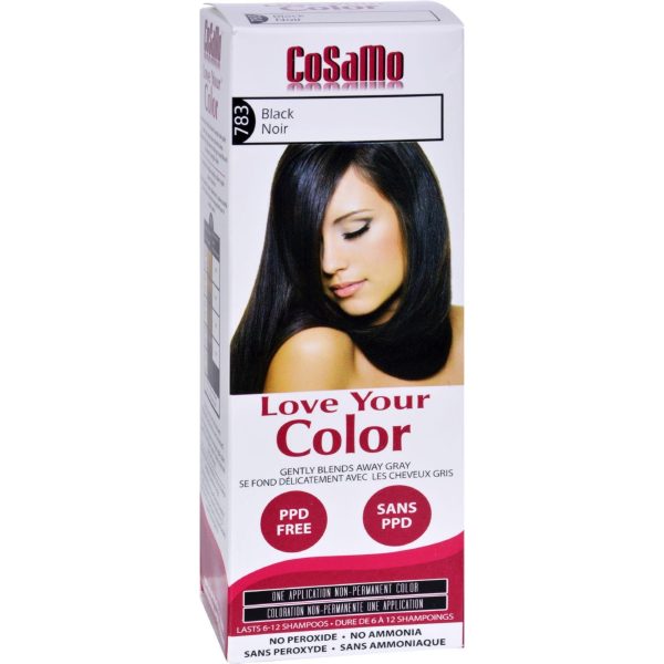 Love Your Color Hair Color - Cosamo - Non Permanent - Black - 1 Count For Cheap