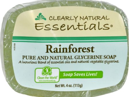 Clearly Natural Glycerine Bar Soap Rainforest - 4 Oz Cheap