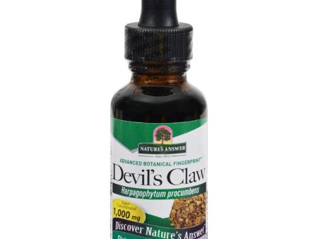 Nature s Answer Alcohol Free Devil s Claw Root - 1 Oz Online Sale