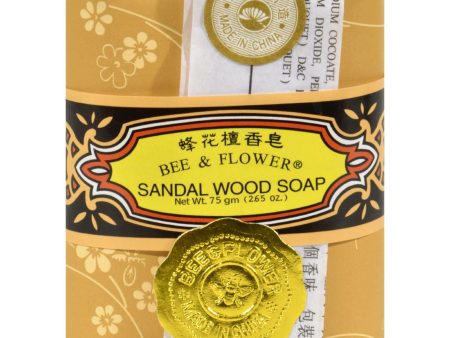 Bee And Flower Soap Sandalwood - 2.65 Oz - Case Of 12 on Sale