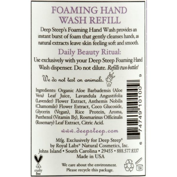 Deep Steep Foaming Hand Wash Refill - Lavender Chamomile - 16 Oz For Discount