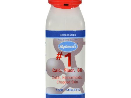 Hyland s No 1 Calcarea Fluorica 6x - 1000 Tablets For Discount