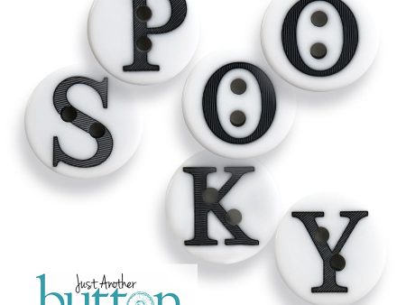 SPOOKY - Just-for-Fun Button Collection Hot on Sale