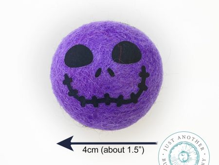 Spooky Purple Felted-Wool Ball - 4CM Discount