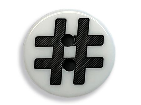 #  Button (white) Hot on Sale