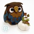 Tawny-Blue Owl Pincushion Kit Online Hot Sale