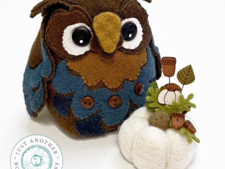 Tawny-Blue Owl Pincushion Pattern Discount